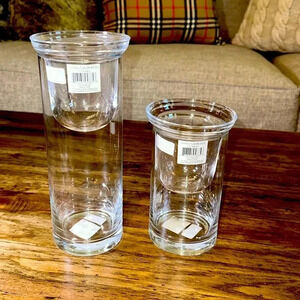 NWT VTG YANKEE CANDLE Company 4 piece Cylinder Floating Set Home Accents Decor